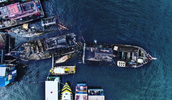 high-angle-view-ship-sea